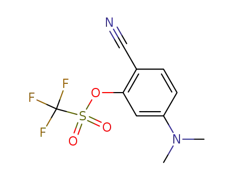 2-cyano-5-(dimethylamino)phenyl trifluoromethanesulfonate