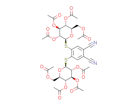 4,5-di(2,3,4,6-tetra-O-acetyl-1-thio-β-D-glucopyranosyl)phthalonitrile