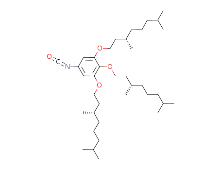 3,4,5-tris[3(S),7-dimethyloctyloxy]phenyl isocyanate