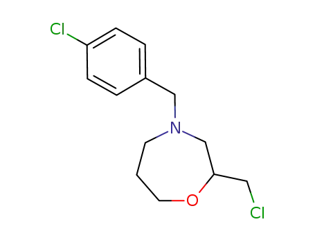 1,4-Oxazepine, 2-(chloromethyl)-4-[(4-chlorophenyl)methyl]hexahydro-