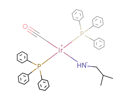 Ir(P(C<sub>6</sub>H<sub>5</sub>)3)2(CO)NHCH<sub>2</sub>CH(CH<sub>3</sub>)2