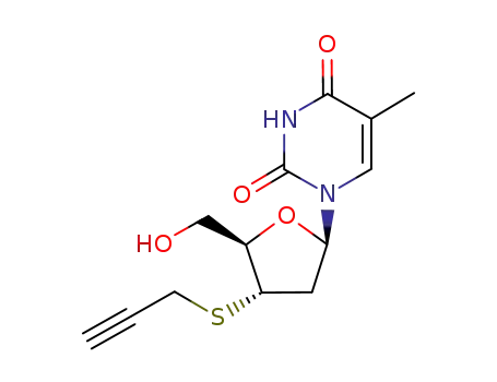 Thymidine, 3'-S-2-propynyl-3'-thio-