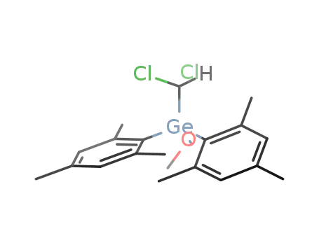 ((CH<sub>3</sub>)3C<sub>6</sub>H<sub>2</sub>)2Ge(OCH<sub>3</sub>)CHCl<sub>2</sub>