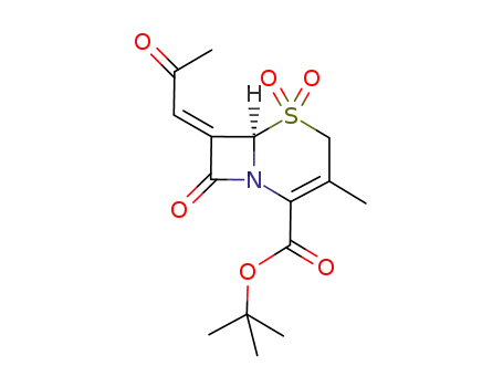 tert-butyl 7Z-acetylmethylene-3-methyl-1,1-dioxoceph-3-em-4-carboxylate