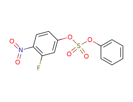 Molecular Structure of 820220-78-8 (Sulfuric acid, 3-fluoro-4-nitrophenyl phenyl ester)