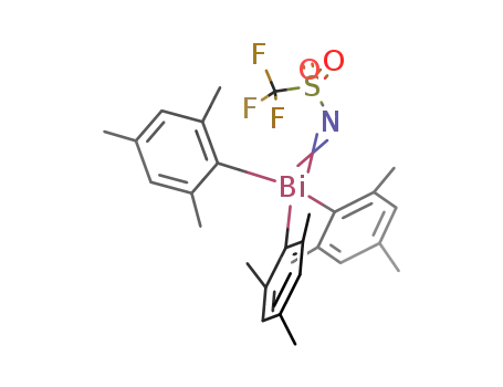 [(trifluoromethanesulfonyl)imino]tris(2,4,6-trimethylphenyl)-λ5-bismuthane