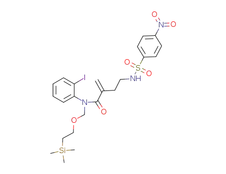 C<sub>23</sub>H<sub>30</sub>IN<sub>3</sub>O<sub>6</sub>SSi