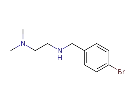 Molecular Structure of 99862-34-7 (N'-(4-bromobenzyl)-N,N-dimethylethane-1,2-diamine)