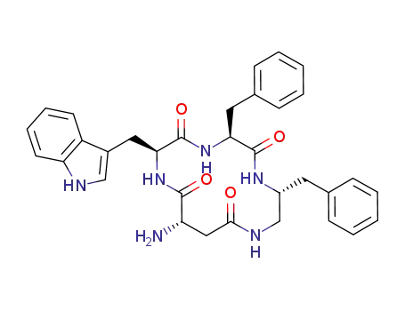 (2S,5S,8R,13S)-13-Amino-5,8-dibenzyl-2-(1H-indol-3-ylmethyl)-1,4,7,10-tetraaza-cyclotetradecane-3,6,11,14-tetraone