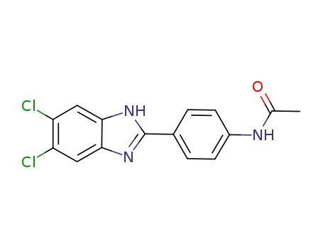 2-(4-acetylaminophenyl)-5,6-dichloro-1H-benzimidazole