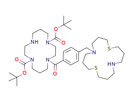 5-(4-{[4,11-bis(tert-butoxycarbonyl)-1,4,8,11-tetraazacyclotetradecan-1-yl]carbonyl}benzyl)-1,9-dithia-5,13-diazacyclohexadecane