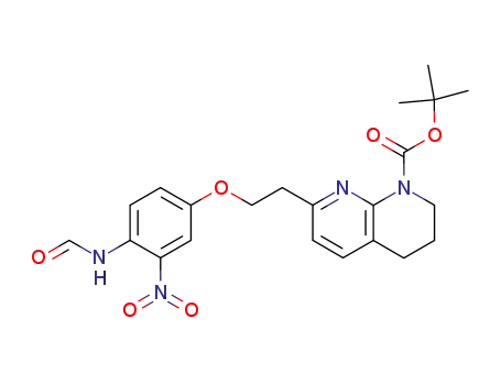 4-[2-(5,6,7,8-tetrahydro[1,8]naphthyridin-2-yl)ethoxy]-N-formyl-2-nitroaniline