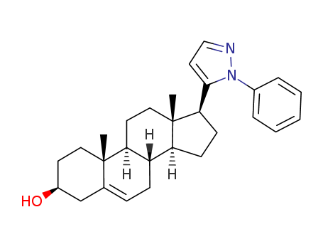 Androst-5-en-3b-ol, 17b-(1-phenylpyrazol-5-yl)-(7CI,8CI) cas  10163-95-8