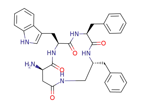 (2S,5S,8R,13R)-13-Amino-5,8-dibenzyl-2-(1H-indol-3-ylmethyl)-1,4,7,10-tetraaza-cyclotetradecane-3,6,11,14-tetraone