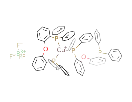 Molecular Structure of 947372-37-4 ([Cu(bis[2-(diphenylphosphino)phenyl]ether)<sub>2</sub>]tetrafluoroborate)
