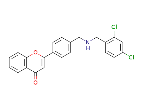 2-[4-(2,4-dichloro-benzylamino-methyl)-phenyl]-4H-benzopyrane-4-one