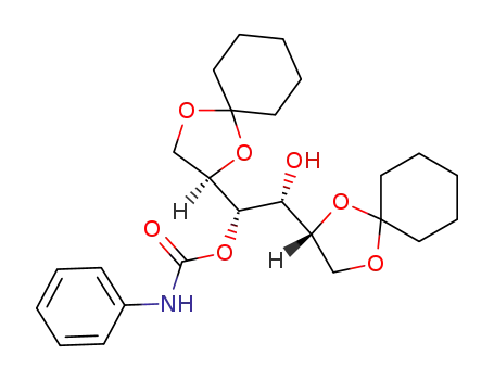 1,2:5,6-di-O-cyclohexylidene-3-O-phenylcarbamoyl-D-mannitol