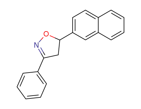 Isoxazole, 4,5-dihydro-5-(2-naphthalenyl)-3-phenyl-