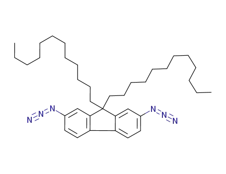 Molecular Structure of 866889-88-5 (2,7-diazido-9,9-didodecane-fluorene)