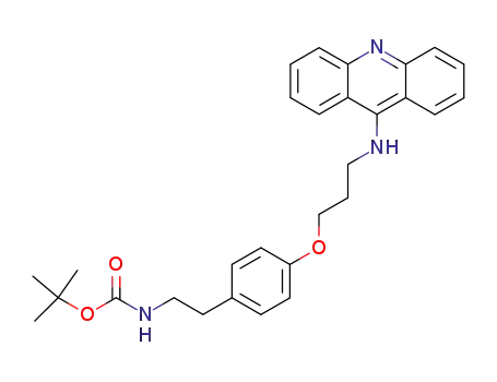 (2-{4-[3-(acridin-9-ylamino)-propoxy]-phenyl}-ethyl)-carbamic acid tert-butyl ester