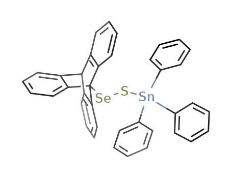 [(C<sub>6</sub>H<sub>4</sub>)3CHC]SeSSn(C<sub>6</sub>H<sub>5</sub>)3