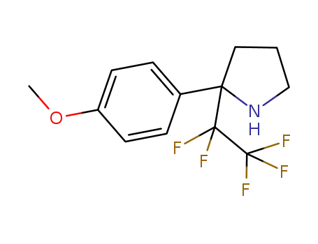 2-(4-methoxyphenyl)-2-(pentafluoroethyl)pyrrolidine