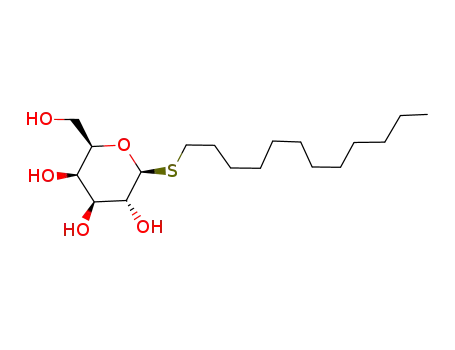 Molecular Structure of 169333-09-9 (n-Dodecyl-β-D-galactopyranosid)