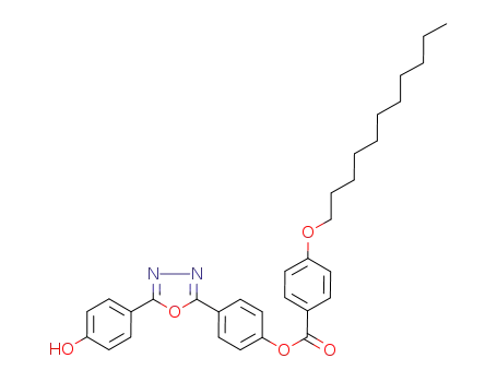 2-[4-(4-undecyloxyphenylcarbonyloxy)phenyl]-5-(4-hydroxyphenyl)-[1,3,4]-oxadiazole