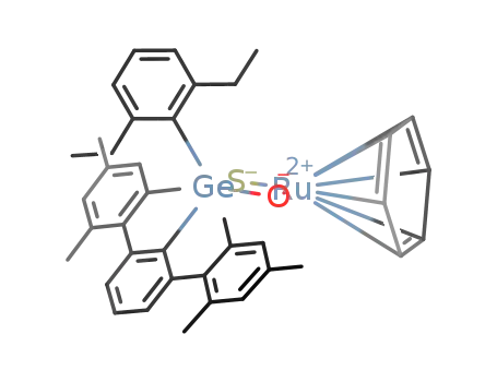 [(2,6-dimesitylphenyl)(2,6-diethylphenyl)Ge(μ-S)(μ-O)Ru(η6-benzene)]