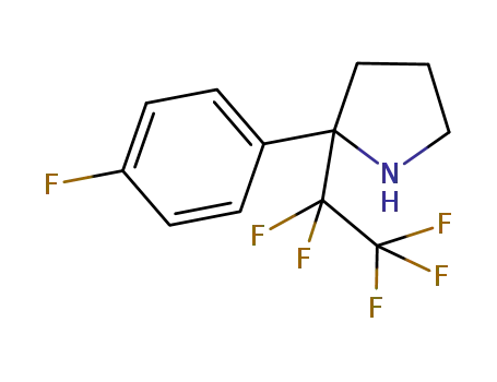 2-(4-Fluorophenyl)-2-(1,1,2,2,2-pentafluoroethyl)pyrrolidine