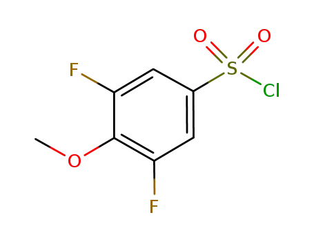 3,5-difluoro-4-methoxybenzene-1-sulfonyl chloride