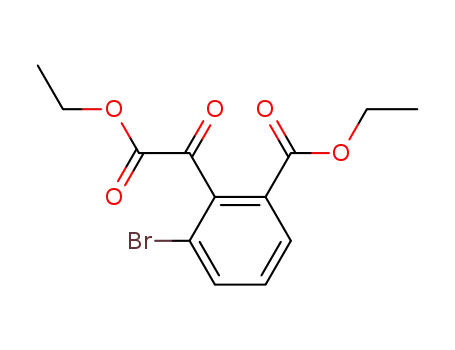 3-bromo-2-ethoxyoxalyl-benzoic acid ethyl ester