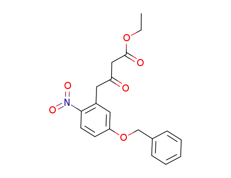4-(5-benzyloxy-2-nitrophenyl)-3-oxobutyric acid ethyl ester