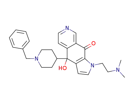 4-(1-benzylpiperidin-4-yl)-1-[2-(dimethylamino)ethyl]-4-hydroxy-1H-pyrrolo[3,2-g]isoquinolin-9(4H)-one