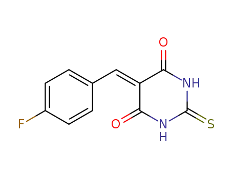 5-[(4-Fluorophenyl)methylidene]-2-sulfanylidene-1,3-diazinane-4,6-dione