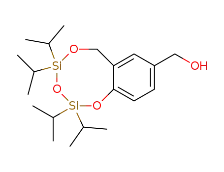 (6,6,8,8-tetraisopropyl-10<i>H</i>-5,7,9-trioxa-6,8-disila-benzocycloocten-2-yl)-methanol