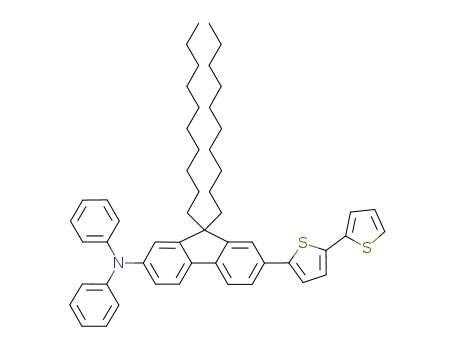 2-[9,9-bis(n-decyl)-2-diphenylamino-7-fluorenyl]-bithiophene