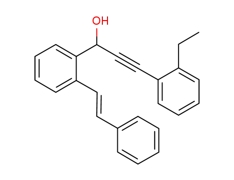 (E)-3-(2-ethylphenyl)-1-(2-styrylphenyl)prop-2-yn-1-ol