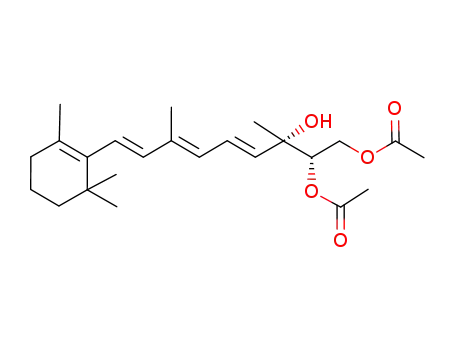 Acetic acid (3E,5E,7E)-(1S,2S)-1-acetoxymethyl-2-hydroxy-2,6-dimethyl-8-(2,6,6-trimethyl-cyclohex-1-enyl)-octa-3,5,7-trienyl ester