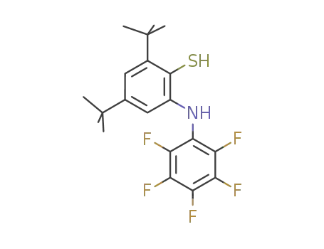 4,6-di-tert-butyl-2-[(pentafluorophenyl)amino]benzenethiol