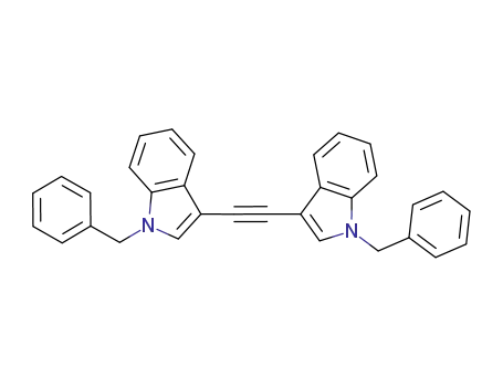 1,2-bis-(1-benzyl-1H-indol-3-yl)ethyne