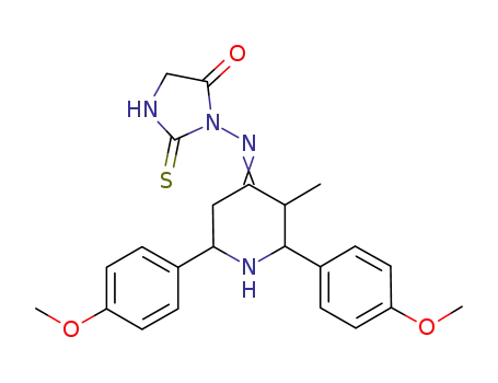 3-(2,6-bis(4-methoxyphenyl)-3-methylpiperidin-4-ylideneamino)-2-thioxoimidazolidin-4-one