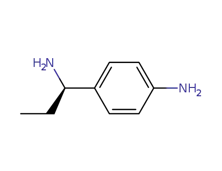 Molecular Structure of 694529-68-5 (Benzenemethanamine, 4-amino-alpha-ethyl-, (alphaR)- (9CI))