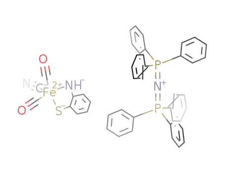 [PPN][Fe(CO)2(CN)(S,NH-C<sub>6</sub>H<sub>4</sub>)]
