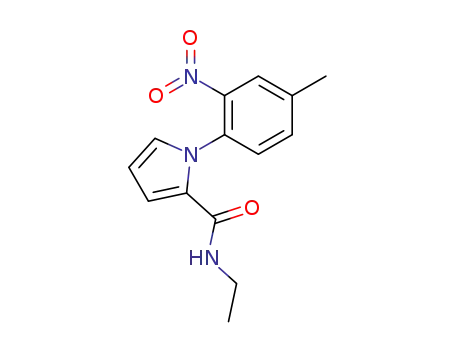 Molecular Structure of 811412-78-9 (N-ethyl-1-(4-methyl-2-nitrophenyl)-1H-pyrrole-2-carboxamide)