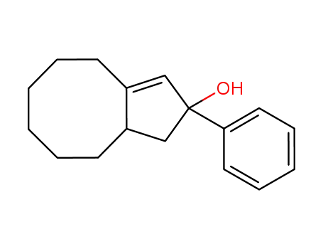 Molecular Structure of 536976-49-5 (2-phenyl-2,4,5,6,7,8,9,9a-octahydro-1H-cyclopenta[8]annulen-2-ol)