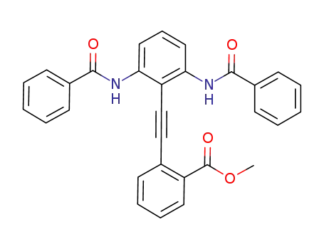 methyl 2-((2,6-bis(benzamido)phenyl)ethynyl)benzoate