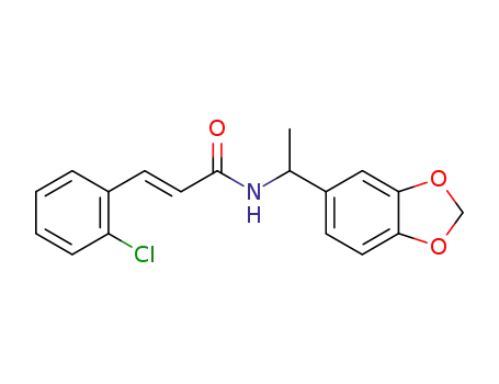 (+/-)-N-(1-benzo[1,3]dioxol-5-ylethyl)-3-(2-chlorophenyl)acrylamide