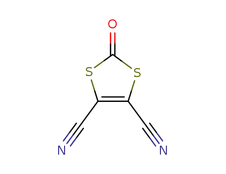 Molecular Structure of 934-31-6 (4,5-DICYANO-1,3-DITHIOL-2-ONE)