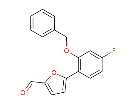 5-(2-benzyloxy-4-fluorophenyl)furan-2-carbaldehyde